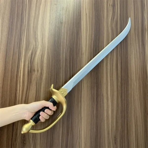 76cm Cosplay Thunder Knife Pirate Captain Sword Sacrifice Knife Sword Prop Role Cos Pirate Ghost Knife PU Weapon Model Toy - Image 2