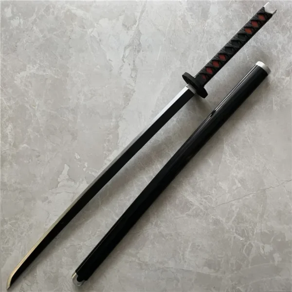 Demon Slayer Katana Kimetsu No Yaiba Sword Kyoujurou Giyuu Blue Zenitsu Cosplay Weapon Props Decoration Safety Rubber - Image 7