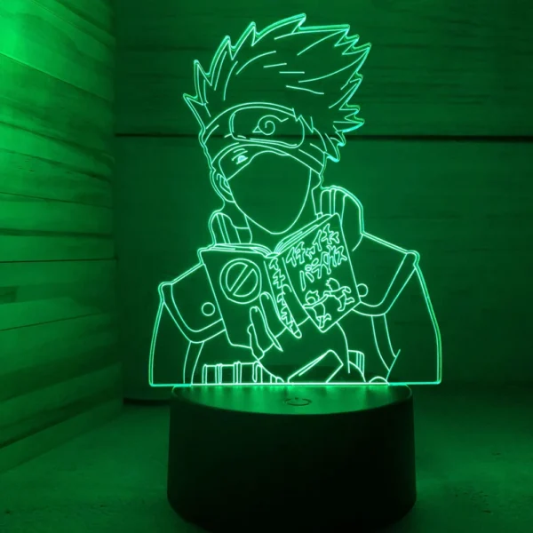 Anime Naruto Uzumaki LED Night Light Toys Akatsuki Kakashi Hatake Kid Bedroom Nightlight Itachi Uchiha 3D 7/16 colors Lamp Decor - Image 4