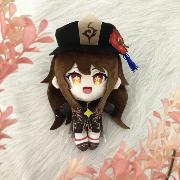20cm Genshin Impact Plush Pendant Doll Toy Zhong Li Xiao Hu Tao Klee Paimon Soft Stuffed Pillow Kids Christmas Plushies Gifts - Image 11