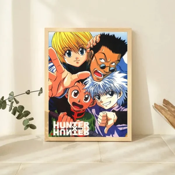 Hunter X Hunter Japanese Classic Anime Poster Killua Zoldyck Wall Art Pictures Canvas Painting Home Kids Room Decor Gift - Image 3