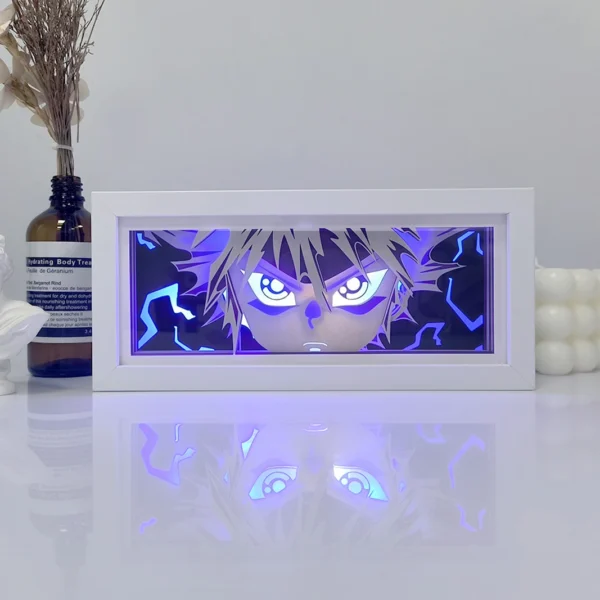 Anime series paper-cut light room bedroom night light remote control colorful light box atmosphere light - Image 3