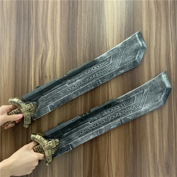 Big 1:1 Sword Sewing Needle Sword Weapon Movie Cosplay Sword Prop Role Play Gift Safety PU Winter Frost Sword 79cm - Image 13