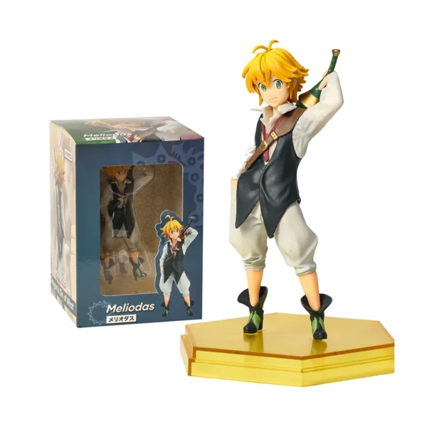 15cm Anime The Seven Deadly Sins Figure Dragon's Judgement Meliodas Action Figure PVC Collectible Model Doll Ornaments Toys Gift