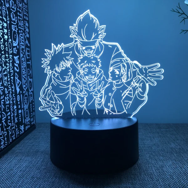 Attack on Titan 3D Lamp Anime Figures LED Night Light 16 Colors Lamps Remote Control RGB Decoration Bedroom Home Children Gifts - Image 7