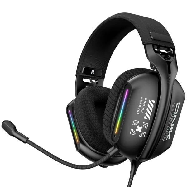 Noise Cancelling Surround Headset Earphones with Microphone Onikuma PC Gaming Headphones Tri-mode Stereo Wired Headset For PC - Image 4