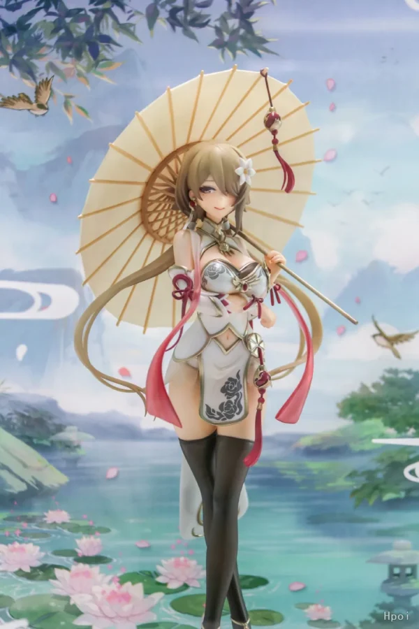 28CM Anime Figure Honkai Impact 3 Rita Rossweisse Huanxisha Sexy Cheongsam Standding Model Dolls Toy Gift Collect PVC Material - Image 2