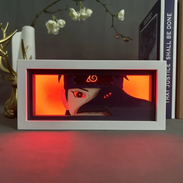 Cartoon Paper Carving Lamp NARUTO Tabletop Decoration Paper Cuttings Lamp Day Diffuse Picture Frame Lamp Anime Peripheral Gifts - Image 6