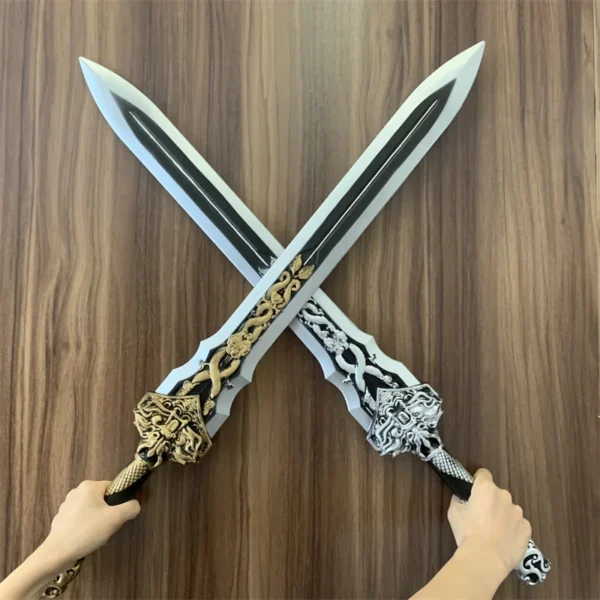 1:1 Chinese God Dragon Sword Cosplay Toy Sword Knife King Prop Knife Safety PU Rubber Gift Weapon Performance Models - Image 2