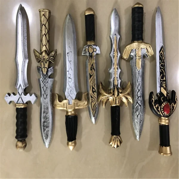 36cm PERSONA Dagger Sword Cosplay Weapon Prop Phantom Thief Dagger Sword Knife Role Play Halloween 1:1 Cos Kids Gift Safety PU - Image 6