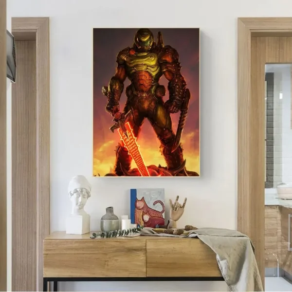 Game D-Diablos Poster No Framed Poster Club Bar Poster Wall Art Painting Bedroom Study Canvas Painting - Image 4