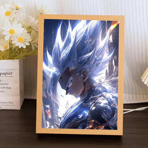 3D Anime Dragon Ball LED Light Box Cartoon Super Saiyan Room Decoration Manga Table Lamp Action Figure Toys Kids Birthday Gift