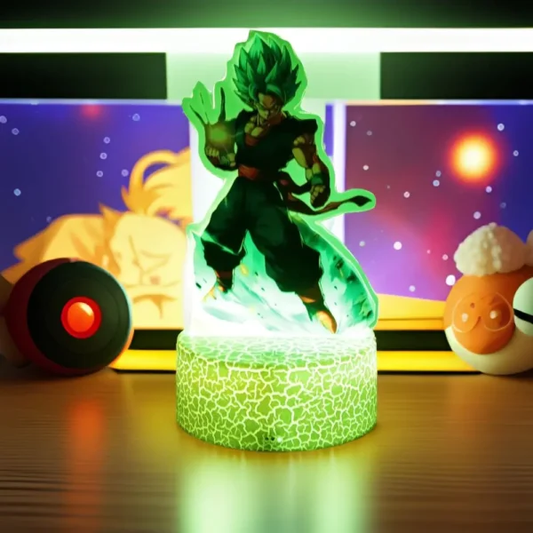 Dragon Ball Z Goku Anime Figure 3D Lamp Gohan PVC Action Figures RGB LED Night Light Toys Children Room Decor Super Saiyan Gifts - Image 3