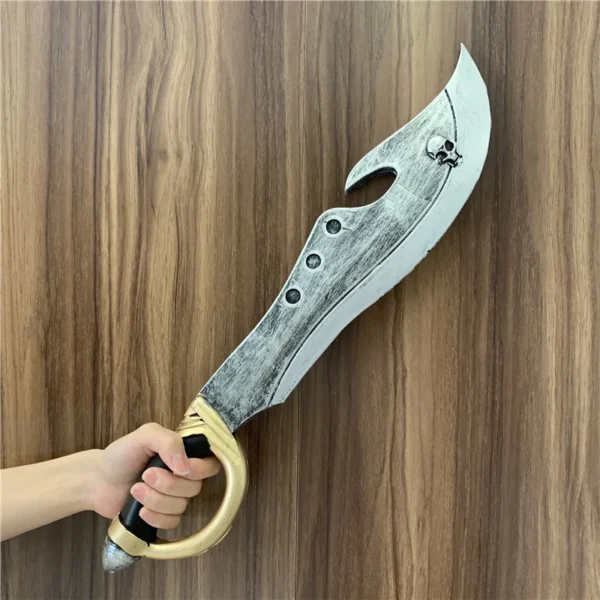 Cosplay Skeleton Knife War Beast Sacrifice Knife Beast Sword Prop Weapon Role Playing Cos Pirate Ghost Knife PU Weapon Model Toy - Image 6
