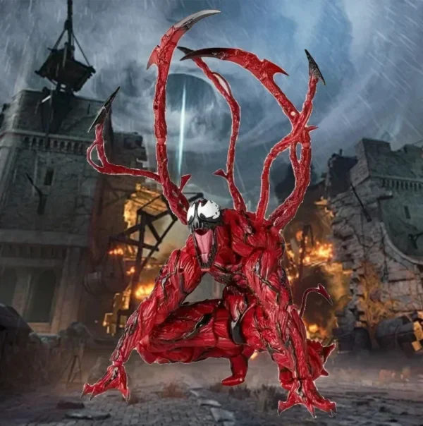Amazing Marvel Spider-Man Carnage Venom Action Figure Articulated Venom Model Collectible Kids Toys Gifts - Image 3