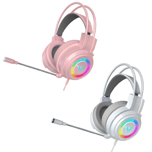 G60 Gaming Headset 7.1 Stereo SVirtual Surround Bass Earphone Headphone with Mic LED Light for Computer PC Gamer Foldable - Image 3