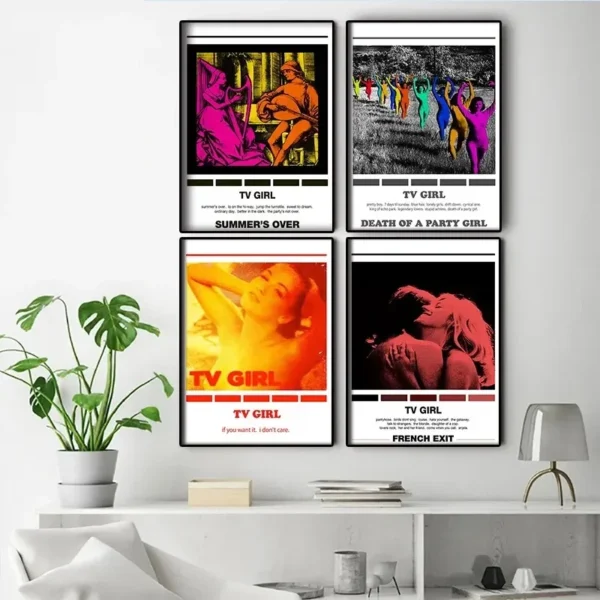 80s Retro Tv Girl Posters Rock Singer Aesthetics Music Album First Love Pictures for Room Canvas Painting Wall Art Home Decor - Image 2