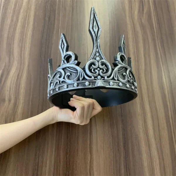 Papal Knights Crowns Weapons Movie Cosplay Kings Crowns Halloween Prop Middle Age Crowns Event Performances Safety Rubber Toys - Image 3