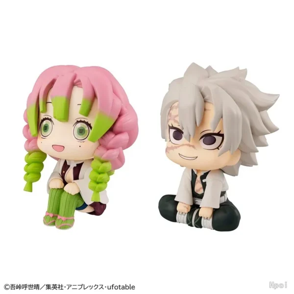 10cm Demon Slayer: Kimetsu no Yaiba Anime Figure Kanroji Mitsuri Action Figures PVC Shinazugawa Sanemi Figurine Collection Toys - Image 2