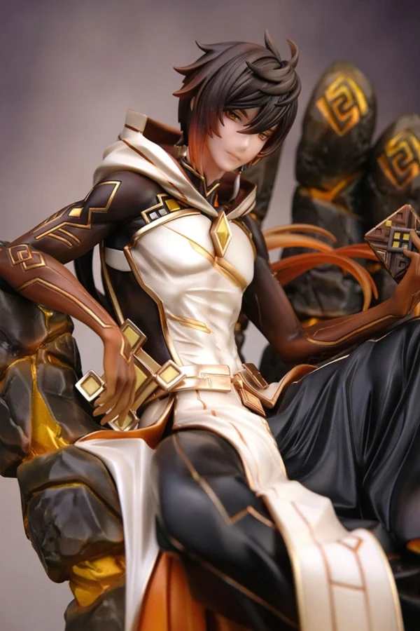 26cm Genshin Impact Anime Figure Zhongli Action Figure PVC Collectible Model Doll Classic Ornaments Toys Gifts - Image 3