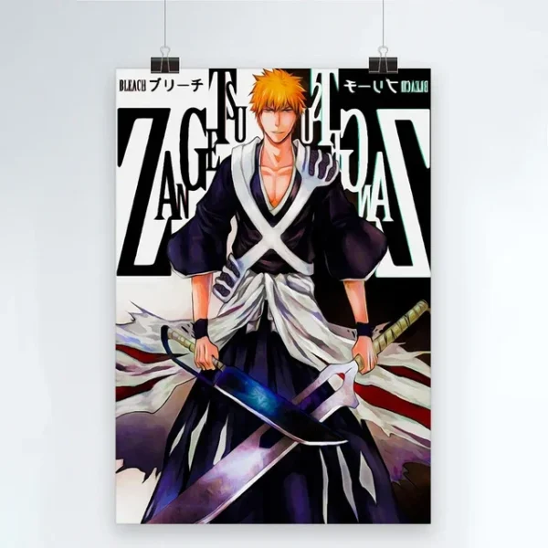 Japanese Anime Wall Art BLEACH Canvas Painting of Kurosaki Posters Prints for Living Room Boys Bedroom Home Decoration Perfe - Image 11