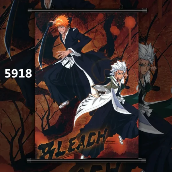 Bleach Kurosaki Ichigo Anime Posters Canvas Painting Retro Poster Wall Decor Wall Art Picture for Living Room Decor Home Decor - Image 8