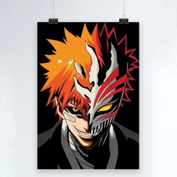 Japanese Anime Wall Art BLEACH Canvas Painting of Kurosaki Posters Prints for Living Room Boys Bedroom Home Decoration Perfe - Image 8