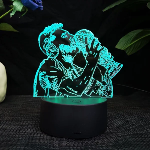 Footballer 3D Night Light Touch Control 7 Colours Auto Gradient Kids Night Light Outdoor Decoration Christmas Gift for Kids - Image 5