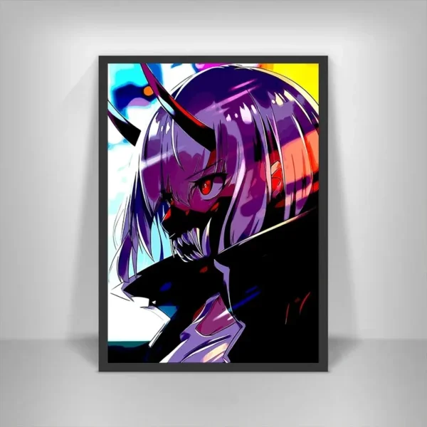 Darling in The Franxx Zero Two 002 Anime Posters and Prints Canvas Painting Manga Wall Art Picture for Living Room Home Decor - Image 5