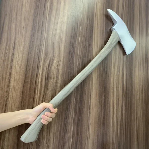 1:1 Tool Axe White Axe Cosplay Tomahawk Weapon Scare Props Stage Performance Role Prop Axe Halloween Safety PU Rubber Model Toy - Image 6