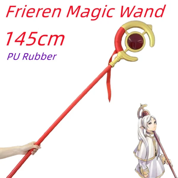 Himmel Sword of Valour Anime Wand Frieren Beyond Journey's End Cosplay Greatsword Knife Prop Weapon 1:1 Safety PU Rubber Toys - Image 7