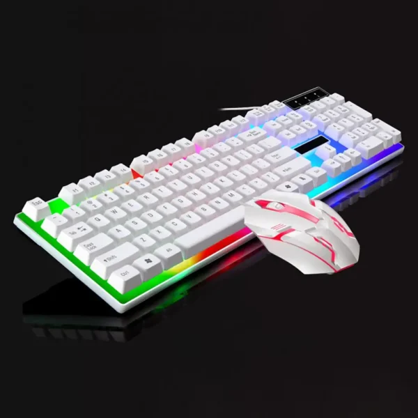 2Pcs/Set G21B RGB Backlight Gaming Keyboard Wired Mouse Kit Office Mouse USB Plug Play Mechanical Gaming Keyboard Mouse Combos - Image 6