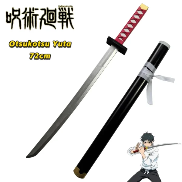 1:1 Cosplay Jujutsu Kaisen Otsukotsu Yuta PU Sword Miwa Kasumi katana Prop Weapons for Halloween Carnival Party Events 72cm