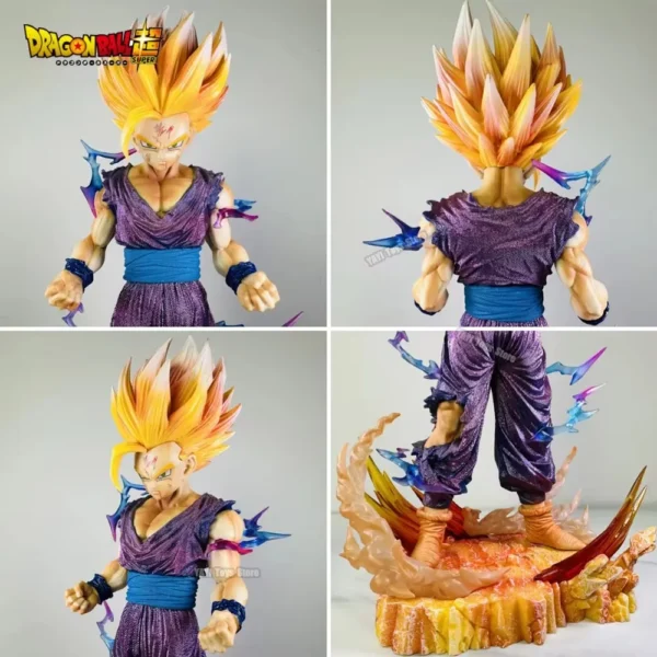 25cm Dragon Ball Z Anime Figure Son Gohan Action Figurine Super Saiyan 2 Cell Game Children Toys Son Goku Gift Figurine Model - Image 2