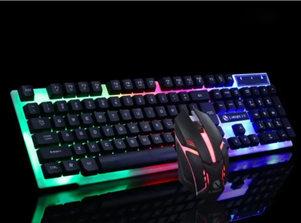 Computer Colorful Backlit Keyboard Gaming Keyboard Wired Keyboard For Desktop Laptop Computer Peripherals For Desktop Laptop - Image 8