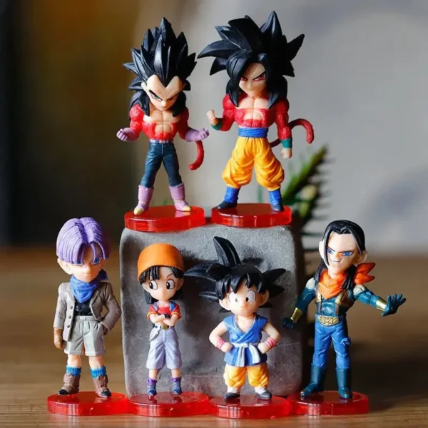 Dragon Ball Z Super Saiyan Son Goku Son Gohan Vegeta Broly Piccolo Majin Buu Action Figure Set Anime Figurines Model Gifts Toys - Image 7