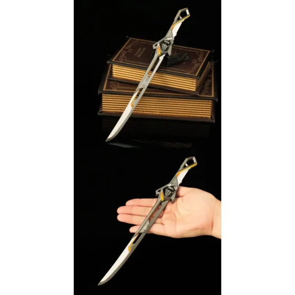 28cm Champions 2025 Melee Weapon Knife Rawhide Metal Model Game Peripherals Katana Swords Collectible Ornaments Toys Gifts Boys - Image 2