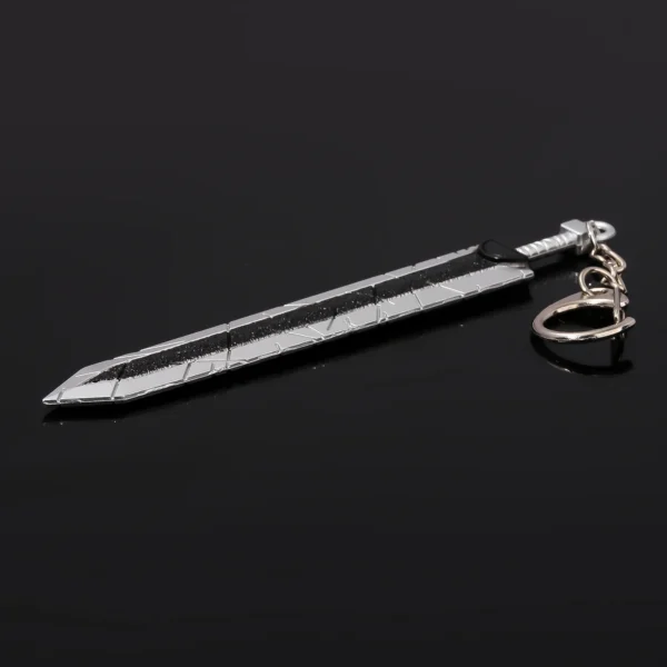 Game Logo KeyChain Sword Wind Legends Warrior Sword Metal Necklace Brooch Ring Keyring For Men Key Women Bag Accessories - Image 5