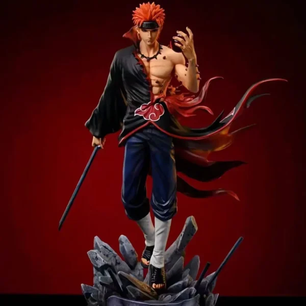 22cm Naruto Anime Figurine Pein Action Figures Collection Decoration Children Model Statue Ornament Toys Gifts