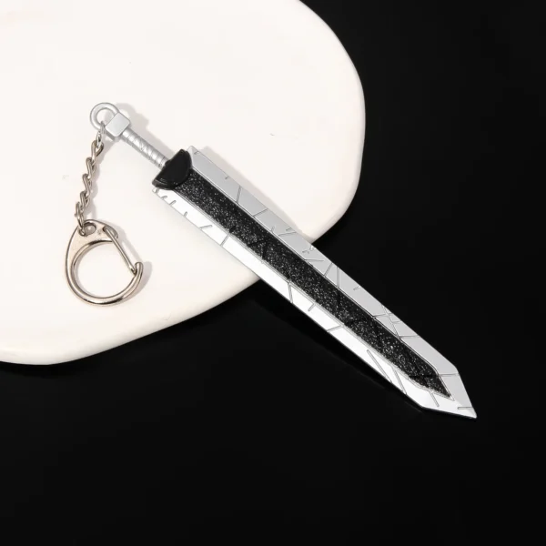 Game Logo KeyChain Sword Wind Legends Warrior Sword Metal Necklace Brooch Ring Keyring For Men Key Women Bag Accessories - Image 4